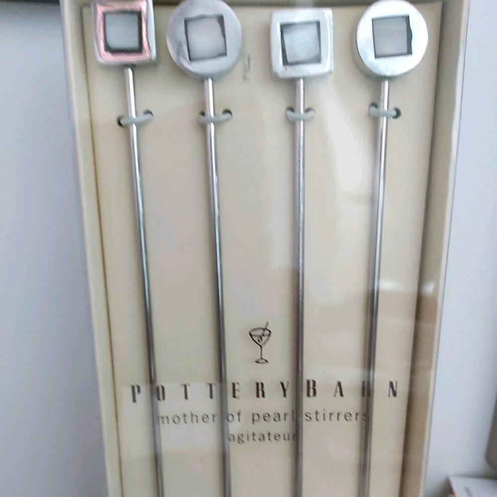 2 boxes Pottery Barn stirrers